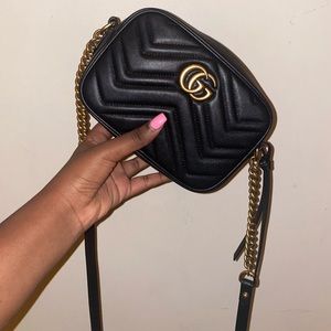 GG Marmont Matelassé mini bag